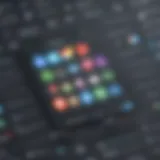 Visual representation of various app builders