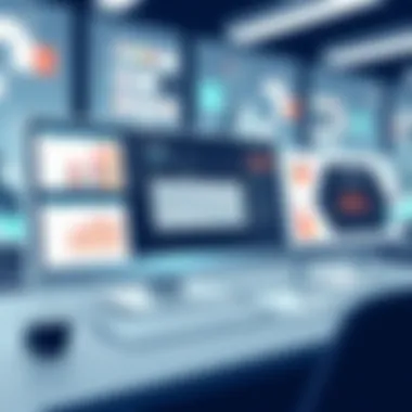 Modern payroll management system interface