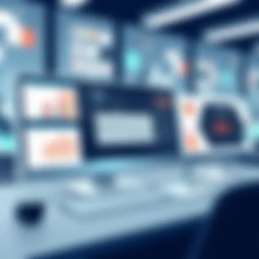 Modern payroll management system interface