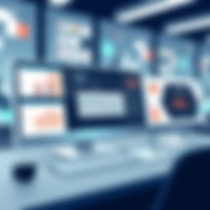 Modern payroll management system interface