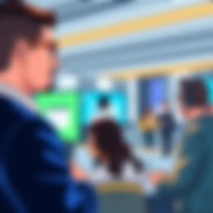 Vibrant networking session at Bizzabo Conference