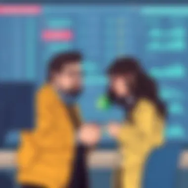 Business leaders analyzing integration benefits