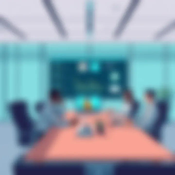 Case study analysis in a business meeting