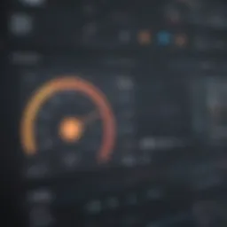 Data visualization dashboard showcasing key performance indicators