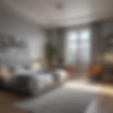 Professional Use of Room Rendering Software An industry professional utilizing room rendering software for a project