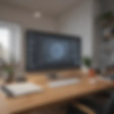 User Interface Features of Rendering Software User interface of a popular room rendering software showcasing features