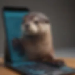 Visual representation of Otter AI interface during a phone call