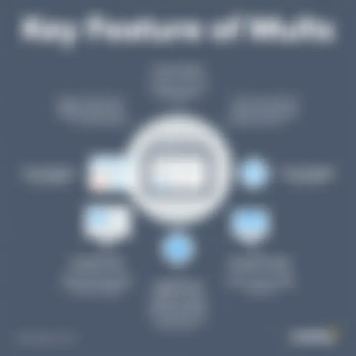 Infographic highlighting key features of multi-platform posting tools