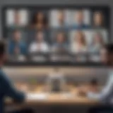 GoToMeeting video conferencing interface showcasing participants.