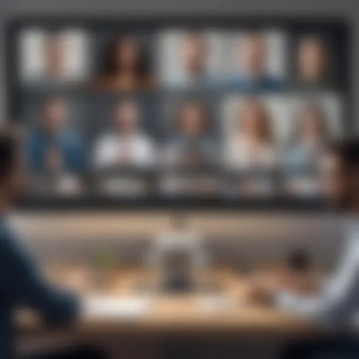 GoToMeeting video conferencing interface showcasing participants.