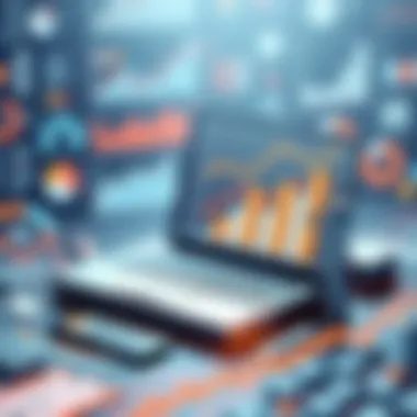 Strategic planning concept with charts and graphs