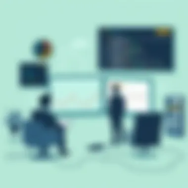 A conceptual image highlighting future trends in mortgage software training