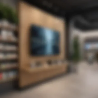 Retail Environment Digital Signage Dynamic digital signage display in a retail environment