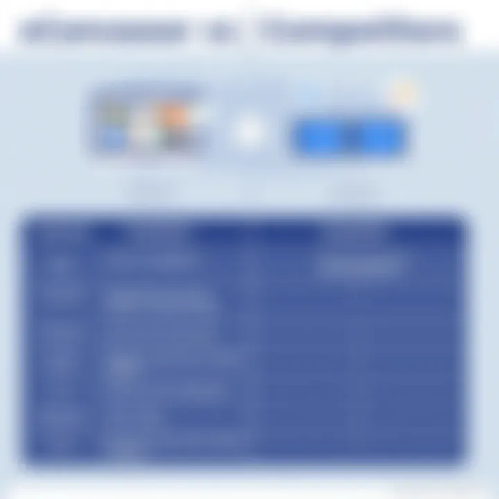 eCanvasser vs Competitors: A Comparative Analysis Comparison chart of eCanvasser and competitors