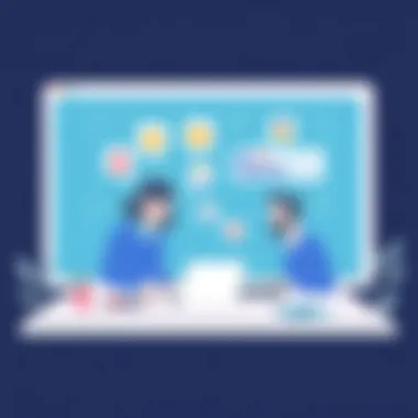 An illustration of collaborative features within a team using Any Do.