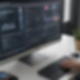 An overview of video making software interface showcasing diverse features