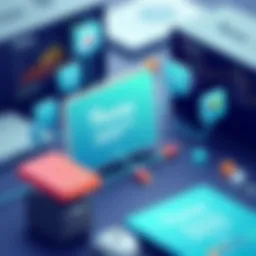 Visual representation of form-building alternatives