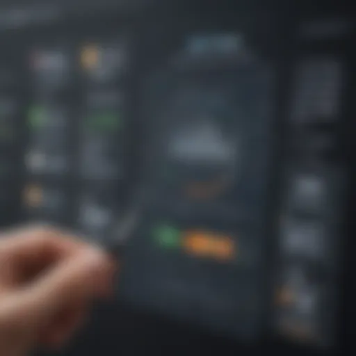 Visual representation of customer engagement metrics