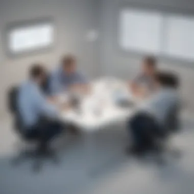 Collaboration in Business with Axure Business team collaborating using Axure for project planning
