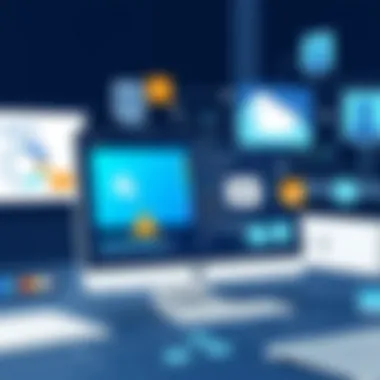 Visual representation of integration capabilities in software