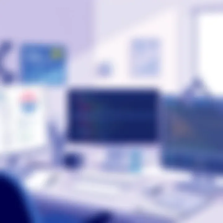 Innovative Tools in Digital Workspaces Illustration of a digital workspace highlighting innovative tools