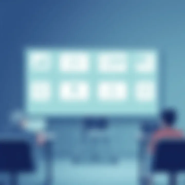 Interactive whiteboard showcasing dynamic teaching methods