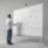 Creative whiteboard animation concept