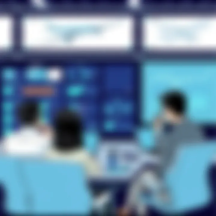 Strategic planning meeting discussing ERP implementation