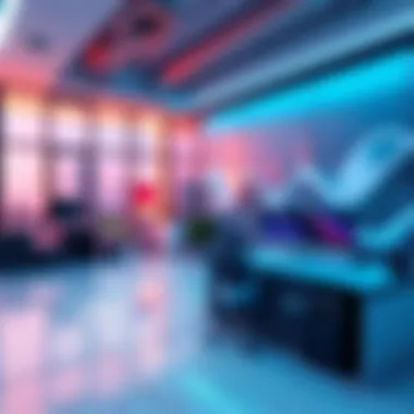 Creative workspace design rendered using floor plan software