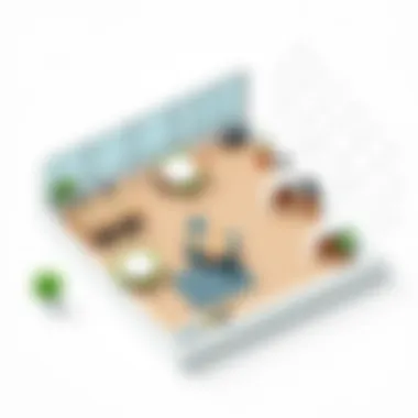 Example of a professionally designed 2D office layout