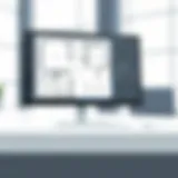 Sophisticated interface of a floor plan software showcasing design tools