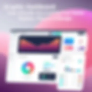 User-friendly dashboard of a graphic design application