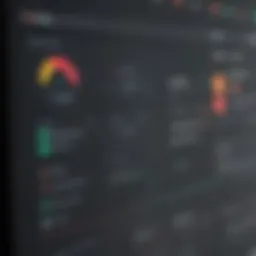 User dashboard of a task management tool