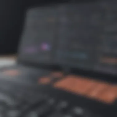 User Interface of Free Design Software User interface of a free design software