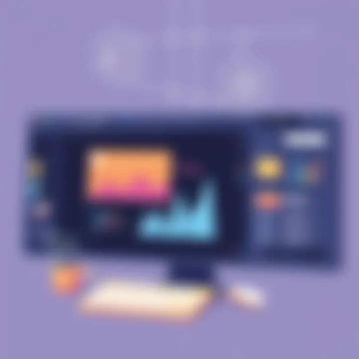 Visual editor interface for content management