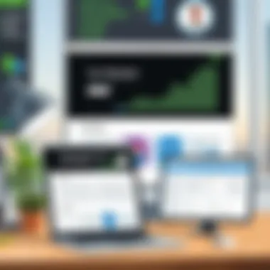 Sample marketing materials designed in Microsoft Publisher