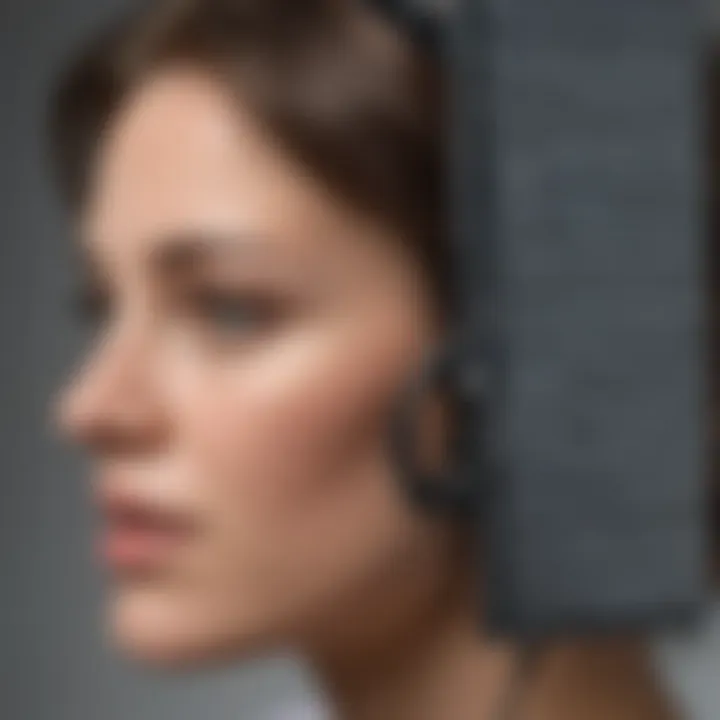 Illustration of advanced text-to-speech technology interface