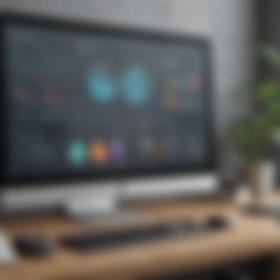 A visual representation of an online classroom management dashboard showcasing various tools and features.