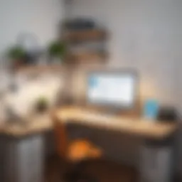 Creative workspace showcasing open source design tools