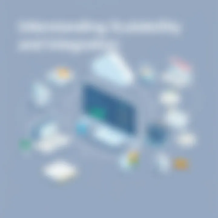 Visual representation of software scalability and integration