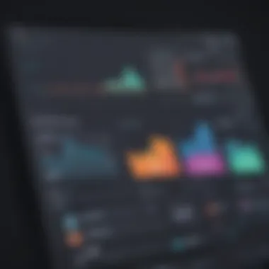 Dashboard Analytics for Social Media Marketing Social media marketing platform dashboard with analytics