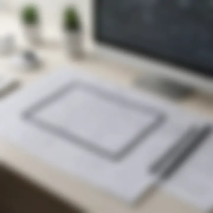A variety of floor planning templates displayed on a computer screen