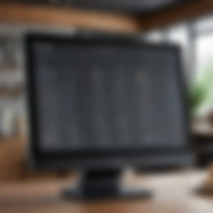User-friendly interface of restaurant POS software