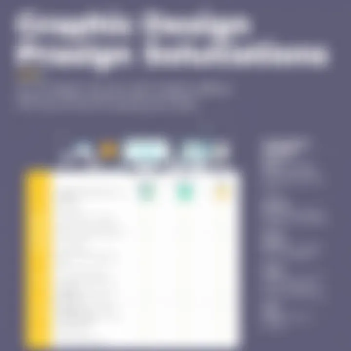 Comparative Analysis of Graphic Design Solutions Comparison chart of graphic design tools