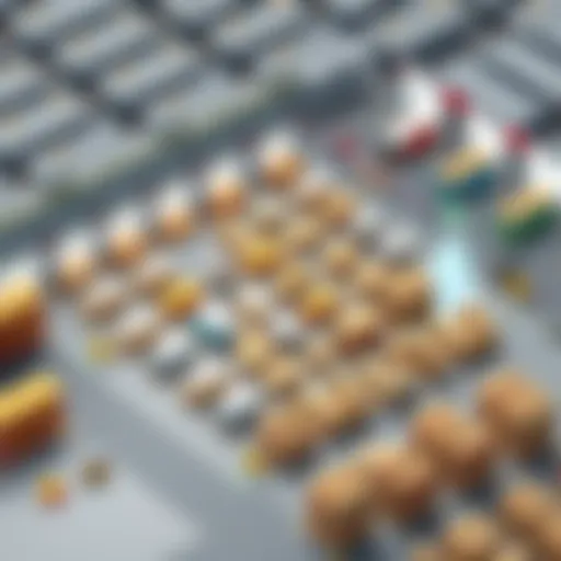 Efficient Warehouse Design with IRMS A sophisticated warehouse layout showcasing the efficiency of IRMS