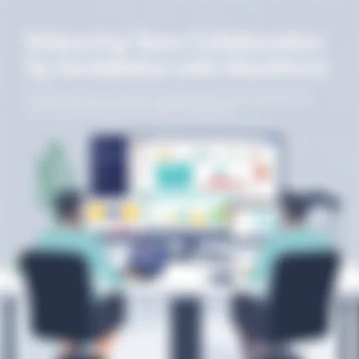 Enhancing Team Collaboration with Workfront Team collaboration features showcased in a digital workspace