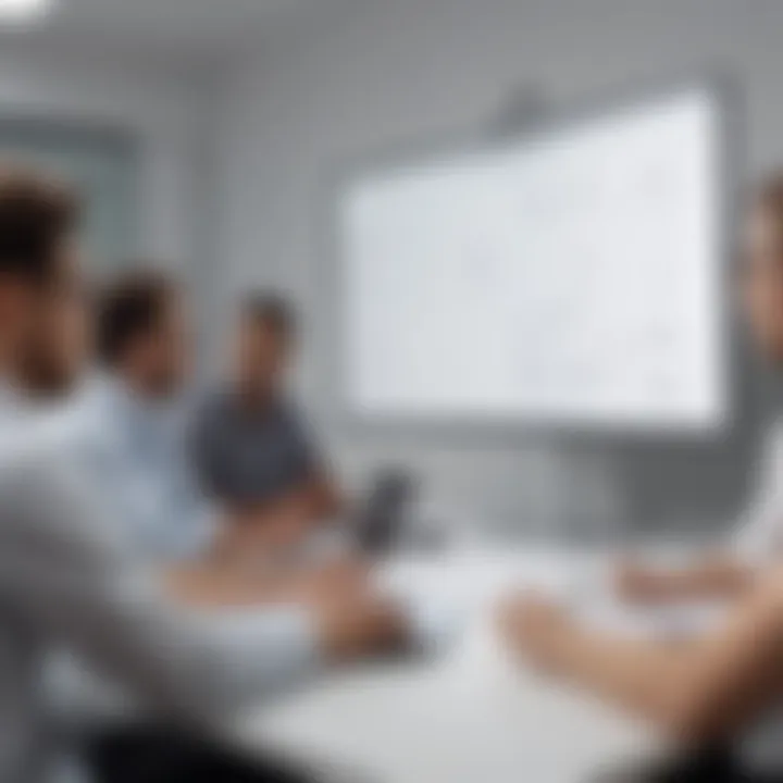 A team collaborating on Zoom Whiteboard during a virtual meeting