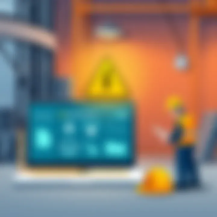 Illustration of enhanced workplace safety features