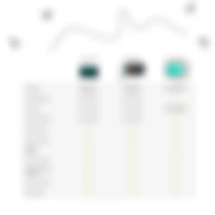 Comparison table of Goose VPN and competitors