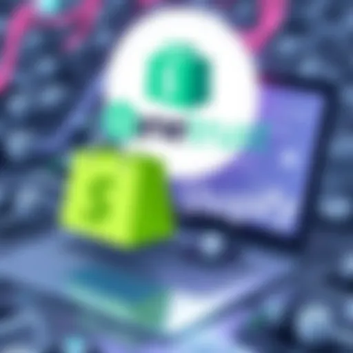 Visual representation of OneTrust and Shopify logo integration